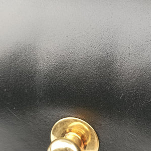 Pre-owned Christian Dior Mini D-Bee Black Leather shoulderbag | stylenewstar
