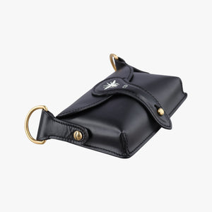 Pre-owned Christian Dior Mini D-Bee Black Leather shoulderbag | stylenewstar