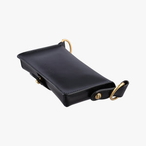 Pre-owned Christian Dior Mini D-Bee Black Leather shoulderbag | stylenewstar
