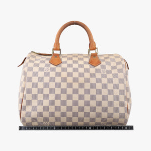 Pre-owned Louis Vuitton Speedy 30 AZUR Damier Canvas N41533 handbag | stylenewstar