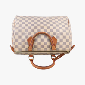 Pre-owned Louis Vuitton Speedy 30 AZUR Damier Canvas N41533 handbag | stylenewstar