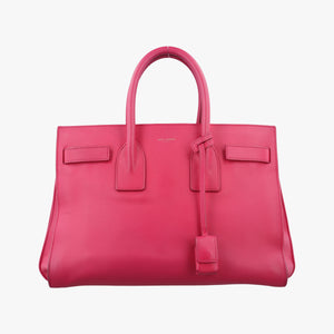 Vintage Yves Saint Laurent SAC DE JOUR Rose Leather 324823 handbag | stylenewstar