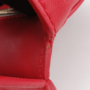 Secondhand VERSACE Palazzo Empire Red Leather shoulderbag | stylenewstar