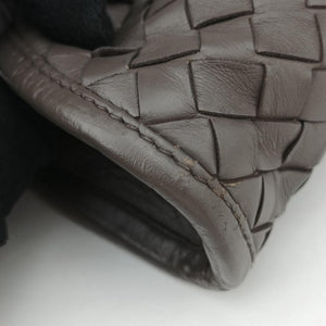 Secondhand Bottega Veneta Intrecciato Brown lambskin handbag | stylenewstar