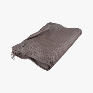 Secondhand Bottega Veneta Intrecciato Brown lambskin handbag | stylenewstar