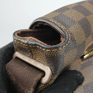 Pre-owned Louis Vuitton BROOKLYN MM EBENE Damier Canvas N51211 crossbodybag | stylenewstar