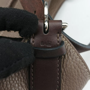 Pre-owned Hermes MarwariGM Etoupe Taurillon Clemence shoulderbag | stylenewstar