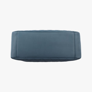Pre-owned Chanel Matelasse Cocomark GST Blue caviar skin A50995 shoulderbag | stylenewstar