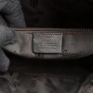 Pre-owned Gucci GG Imprime Messenger Black Leather 201448 shoulderbag | stylenewstar