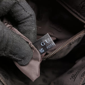 Pre-owned Gucci GG Imprime Messenger Black Leather 201448 shoulderbag | stylenewstar