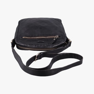 Pre-owned Gucci GG Imprime Messenger Black Leather 201448 shoulderbag | stylenewstar