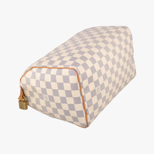 Vintage Louis Vuitton Speedy 25 AZUR Damier Canvas N41534 handbag | stylenewstar