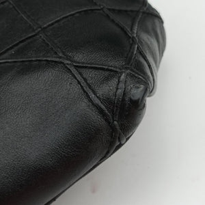 Secondhand Christian Dior Cannage Soft Shopping Black lambskin shoulderbag | stylenewstar