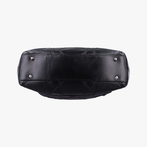 Secondhand Christian Dior Cannage Soft Shopping Black lambskin shoulderbag | stylenewstar