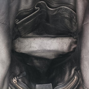 Secondhand Christian Dior Cannage Soft Shopping Black lambskin shoulderbag | stylenewstar