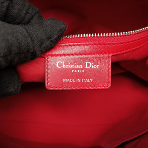 Pre-owned Christian Dior Granville Red lambskin shoulderbag | stylenewstar
