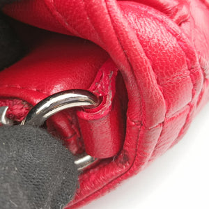 Pre-owned Christian Dior Granville Red lambskin shoulderbag | stylenewstar