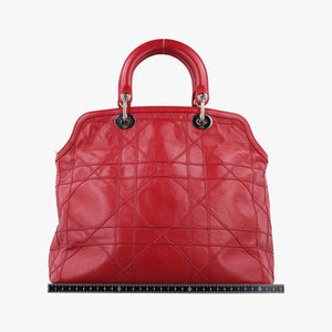 Pre-owned Christian Dior Granville Red lambskin shoulderbag | stylenewstar