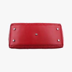 Pre-owned Christian Dior Granville Red lambskin shoulderbag | stylenewstar