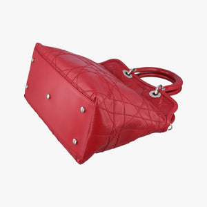 Pre-owned Christian Dior Granville Red lambskin shoulderbag | stylenewstar