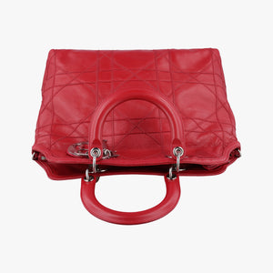 Pre-owned Christian Dior Granville Red lambskin shoulderbag | stylenewstar