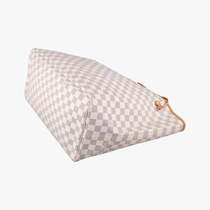 Pre-owned Louis Vuitton NEVERFULL GM Azur Damier Canvas N51108 handbag | stylenewstar