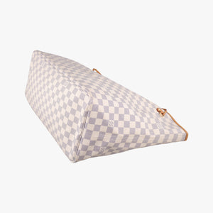 Pre-owned Louis Vuitton NEVERFULL GM Azur Damier Canvas N51108 handbag | stylenewstar