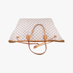 Pre-owned Louis Vuitton NEVERFULL GM Azur Damier Canvas N51108 handbag | stylenewstar
