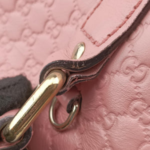 Pre-owned Gucci Microguccissima Pink Leather 449663 handbag | stylenewstar