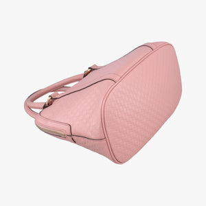 Pre-owned Gucci Microguccissima Pink Leather 449663 handbag | stylenewstar