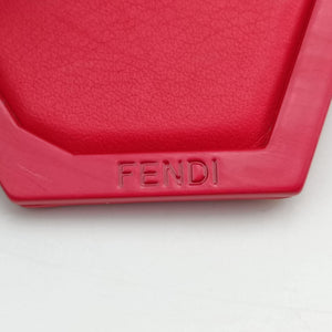 Pre-owned Fendi 2 JOURS Orange x Red fabric x Leather 8BH250 shoulderbag | stylenewstar