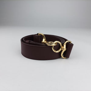 Pre-owned Chloe Tess Burgundy Leather × Suede shoulderbag | stylenewstar