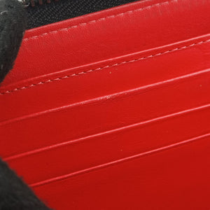 Pre-owned Christian Louboutin Studded Panettone Black Leather clutchbag | stylenewstar