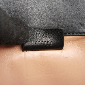 Pre-owned Gucci Broadway Black velour 489218 shoulderbag | stylenewstar