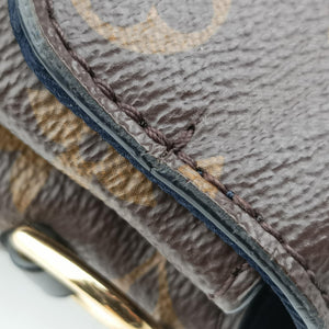 Pre-owned Louis Vuitton GEORGES MM MARINE CERISE Monogram Canvas M43778 handbag | stylenewstar