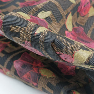 Pre-owned Fendi Zucca Print Brown×Multicolour canvas 8BH186 handbag | stylenewstar