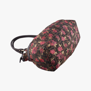 Pre-owned Fendi Zucca Print Brown×Multicolour canvas 8BH186 handbag | stylenewstar