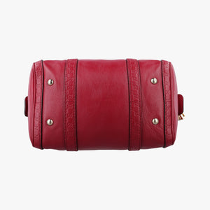 Pre-owned Gucci Sherry Line Red Leather 269876 handbag | stylenewstar