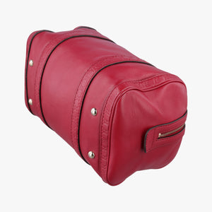 Pre-owned Gucci Sherry Line Red Leather 269876 handbag | stylenewstar