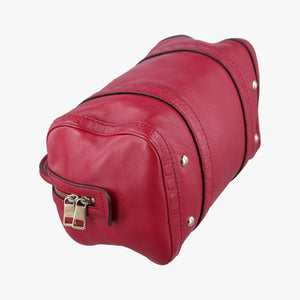 Pre-owned Gucci Sherry Line Red Leather 269876 handbag | stylenewstar