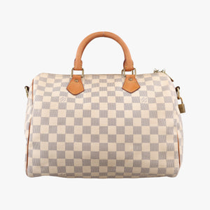 Pre-owned Louis Vuitton Speedy 30 AZUR Damier Canvas N41533 handbag | stylenewstar