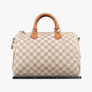 Pre-owned Louis Vuitton Speedy 30 AZUR Damier Canvas N41533 handbag | stylenewstar