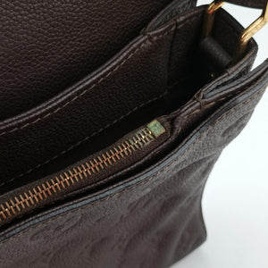 Pre-owned Louis Vuitton Fascinante Brown Monogram Empreinte M94226 shoulderbag | stylenewstar