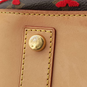 Pre-owned Louis Vuitton Deauville Cube Rosso Monogram Tuftage M40922 clutchbag | stylenewstar