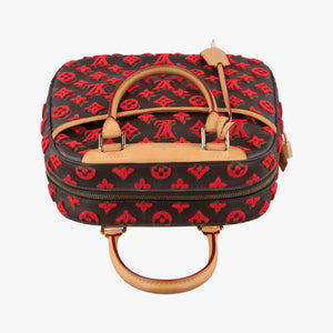 Pre-owned Louis Vuitton Deauville Cube Rosso Monogram Tuftage M40922 clutchbag | stylenewstar
