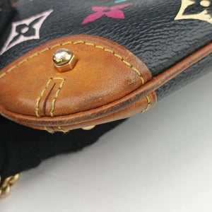 Secondhand Louis Vuitton Pochette Mira MM Noir Monogram Multicolor M60097 handbag | stylenewstar
