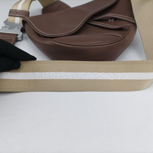 Pre-owned Christian Dior Saddle Brown Leather bum bag/waist bag | stylenewstar
