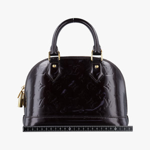 Secondhand Louis Vuitton Alma BB Amarante Vernis M91678 shoulderbag | stylenewstar