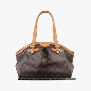 Pre-owned Louis Vuitton TIVOLI GM Brown Monogram Canvas M40144 handbag | stylenewstar