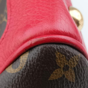 Vintage Louis Vuitton RETIRO PM brown×CERISE Monogram Canvas×calf leather M40546 shoulderbag | stylenewstar